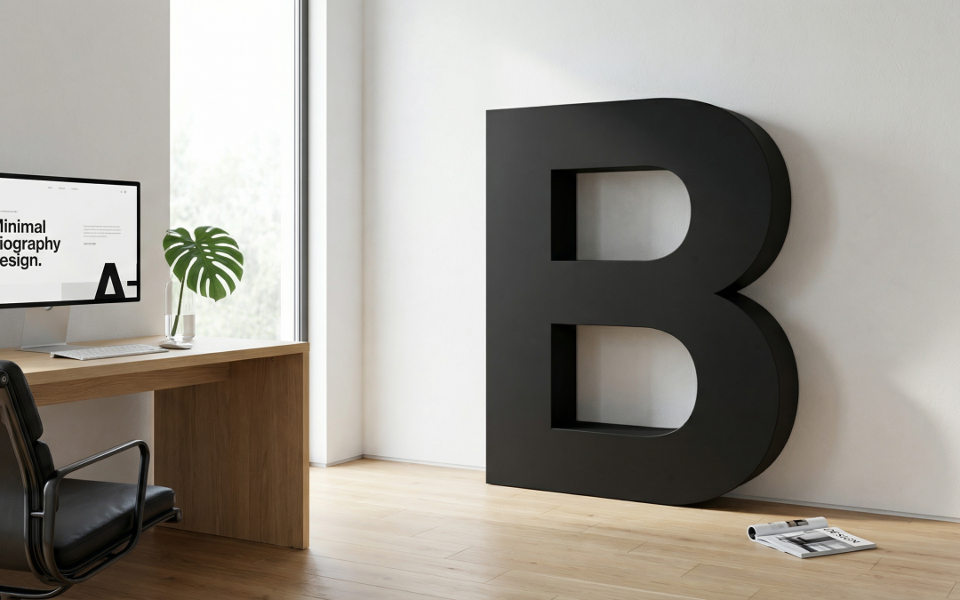 Bold Typography Meets Minimal Design: The Art of Making a Statement with Less